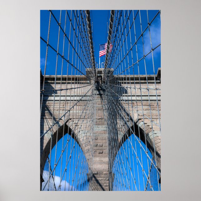 Brooklyn Bridge Tower Poster (Vorne)
