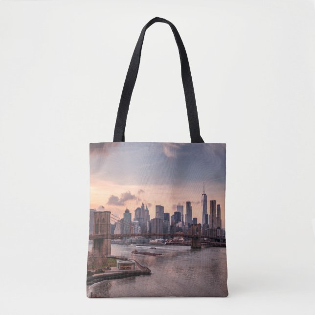 Brooklyn Bridge und Lower Manhattan Tasche (Vorderseite)