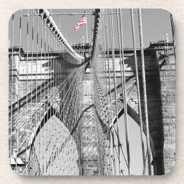 Brooklyn Bridge Untersetzer (Vorderseite)