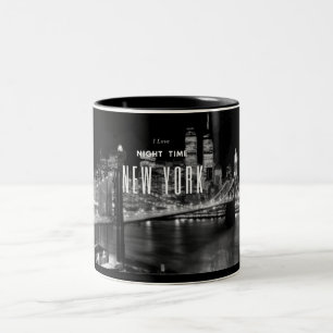 Brooklyn Bridge Zwei-Tone-Kaffee-Tasse Zweifarbige Tasse