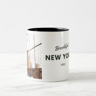 Brooklyn Bridge Zweifarbige Tasse