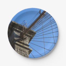 Brooklyn-Brücke 01 Pappteller