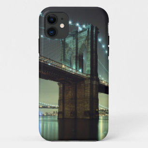 Brooklyn-Brücke an Nachtmanhattan-Brücke iPhone 11 Hülle