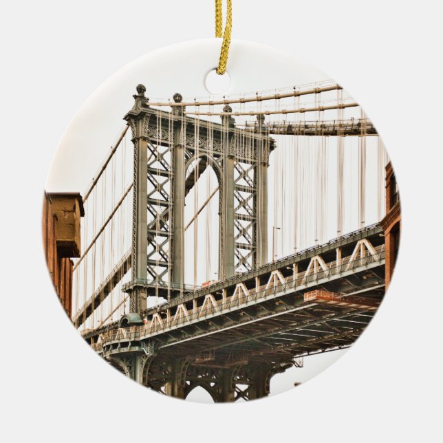 Brooklyn-Brücke Keramikornament (Vorne)
