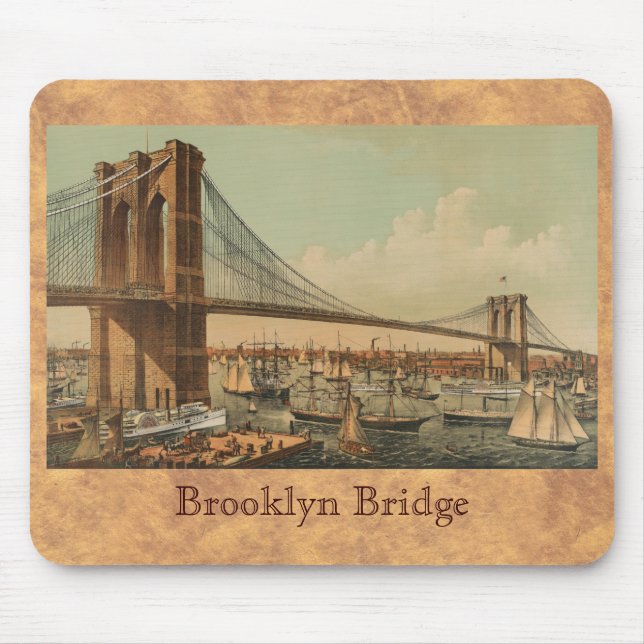 Brooklyn-Brücke Mousepad (Vorne)