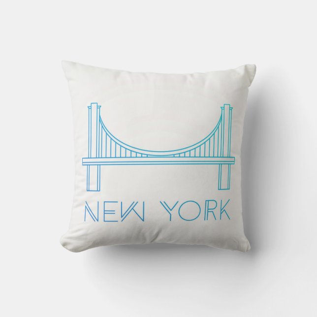 Brooklyn-Brücke | New York City Kissen (Vorderseite)