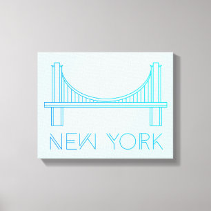 Brooklyn-Brücke   New York City Leinwanddruck