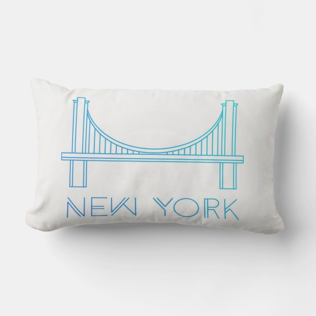 Brooklyn-Brücke | New York City Lendenkissen (Vorderseite)