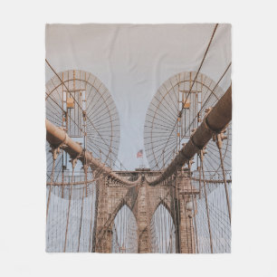 BROOKLYN BRÜCKE NEW YORK FLEECEDECKE
