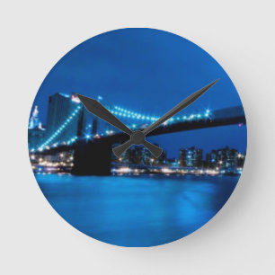 Brooklyn-Brücke, New York Runde Wanduhr