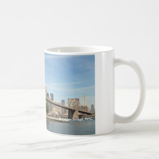 Brooklyn-Brücke, NYC Kaffeetasse (Rechts)