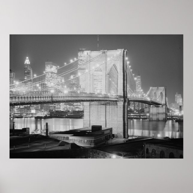 Brooklyn-Brücke Poster (Vorne)