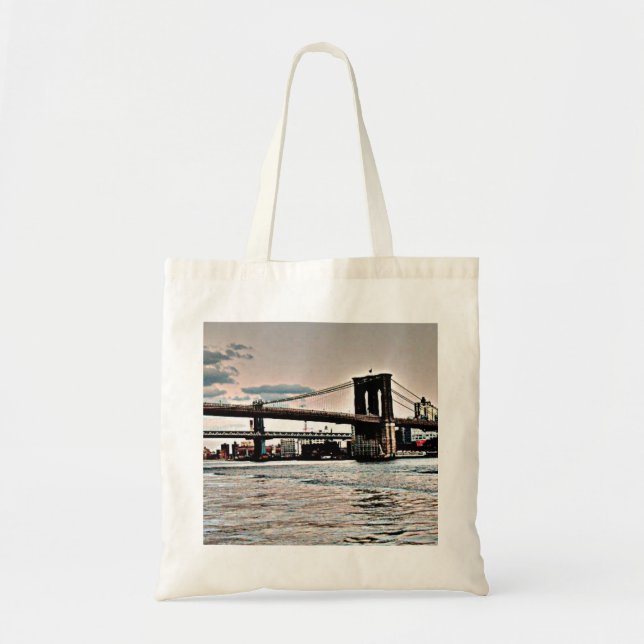 Brooklyn-Brücke Tragetasche (Vorne)