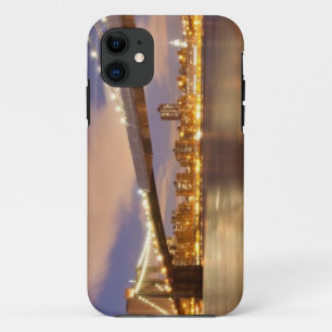 Brooklyn-Brücke und Manhattan nachts Case-Mate iPhone Hülle