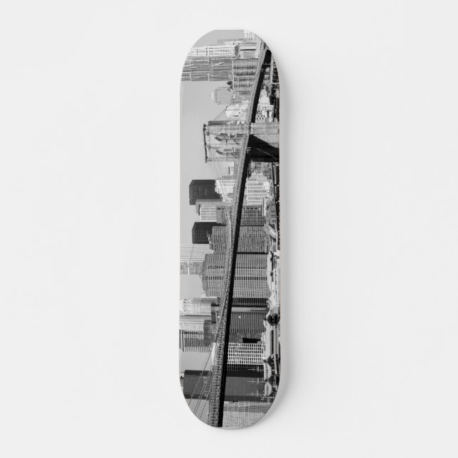 Brooklyn-Brücke und Manhattan-Skyline Skateboard (Vorne)