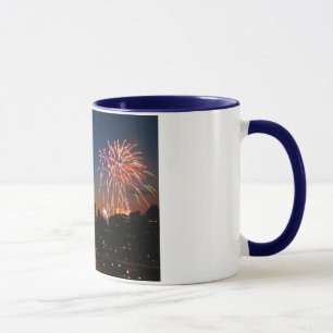 Brooklyn-Brücken-Feuerwerke Tasse
