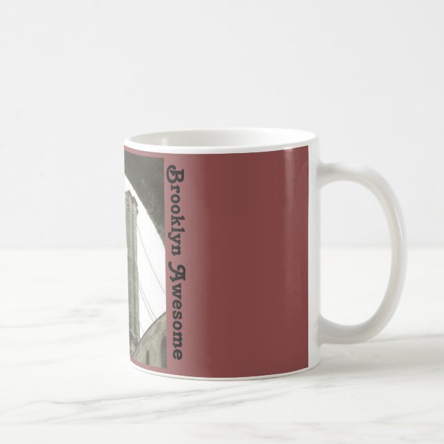 Brooklyn-Brücken-Kaffee-Tasse Kaffeetasse (Rechts)