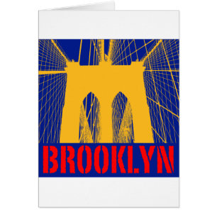 Brooklyn-Brücken-Silhouette