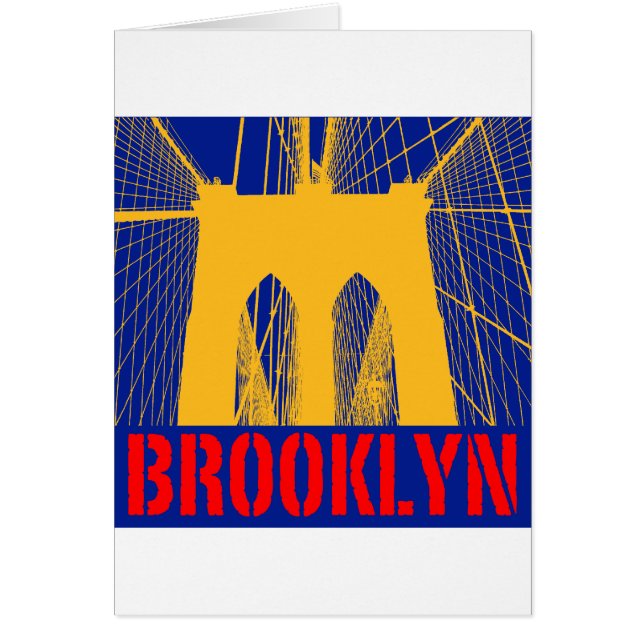 Brooklyn-Brücken-Silhouette (Vorne)