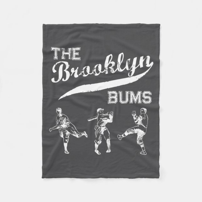 Brooklyn Bums New York Baseball Fan _1  Fleecedecke (Vorderseite)