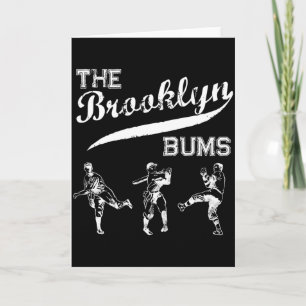 Brooklyn Bums New York Baseball Fan T-Shirt Karte