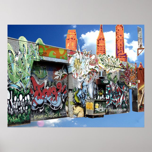 Brooklyn Collage Poster (Vorne)