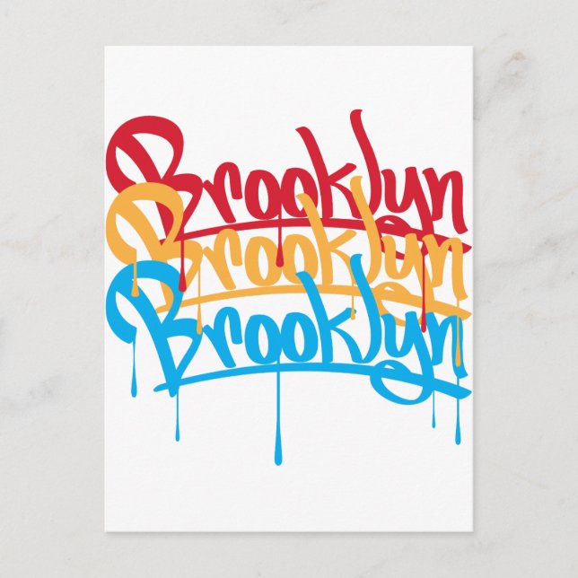 Brooklyn Colors Postkarte (Vorderseite)