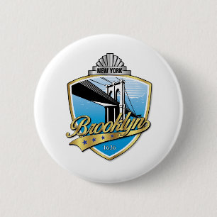 Brooklyn Design Gold Button