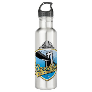 Brooklyn Design Gold Edelstahlflasche