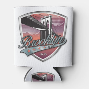 Brooklyn Design Silver Metallic Dosenkühler
