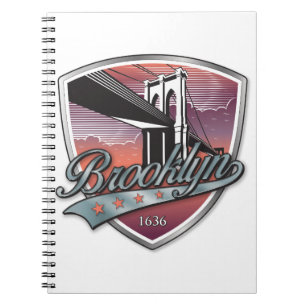 Brooklyn Design Silver Metallic Notizblock