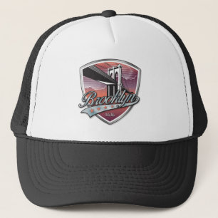 Brooklyn Design Silver Truckerkappe