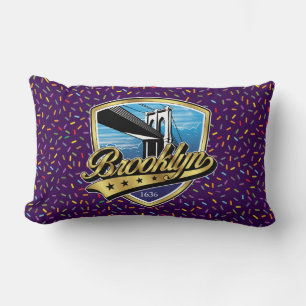 Brooklyn Elegant Gold Swoosh Logo Design Lendenkissen