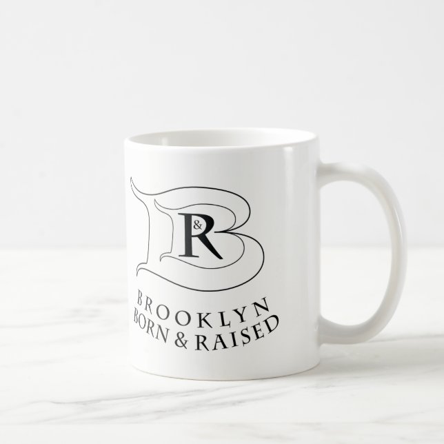 BROOKLYN GEBOREN & RAISED™ LOGO-TASSE KAFFEETASSE (Rechts)
