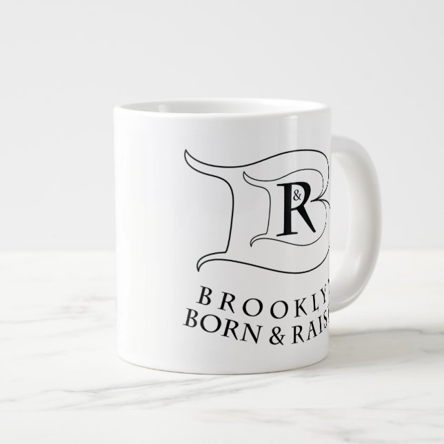 BROOKLYN GEBOREN- UND RAISED JUMBO-TASSE (Vorderseite Rechts)