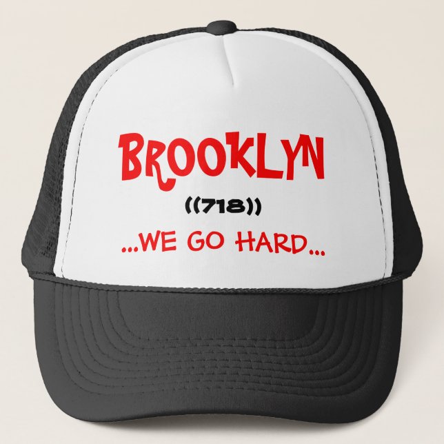 Brooklyn gehen wir stark truckerkappe (Vorderseite)