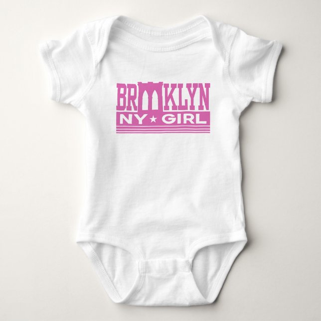 Brooklyn Girl Baby T - Shirt (Vorderseite)