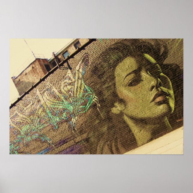 Brooklyn Graffitti Wall Poster (Vorne)