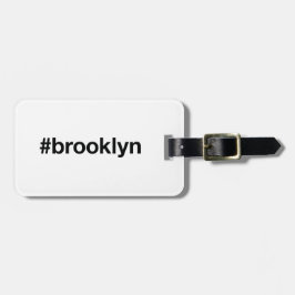 BROOKLYN Hashtag Gepäckanhänger
