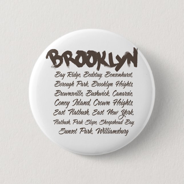 Brooklyn-Hauben Button (Vorderseite)