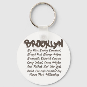 Brooklyn-Hauben Schlüsselanhänger