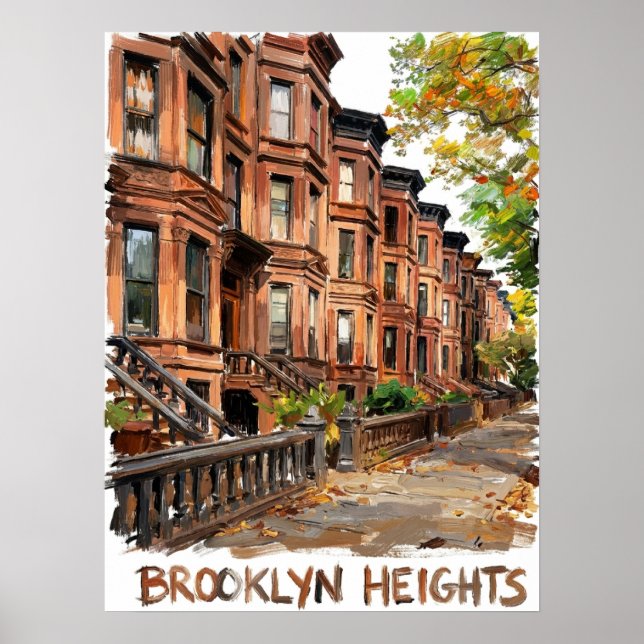 Brooklyn Heights Brooklyn Poster (Vorne)