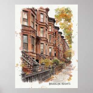 Brooklyn Heights Brooklyn Poster