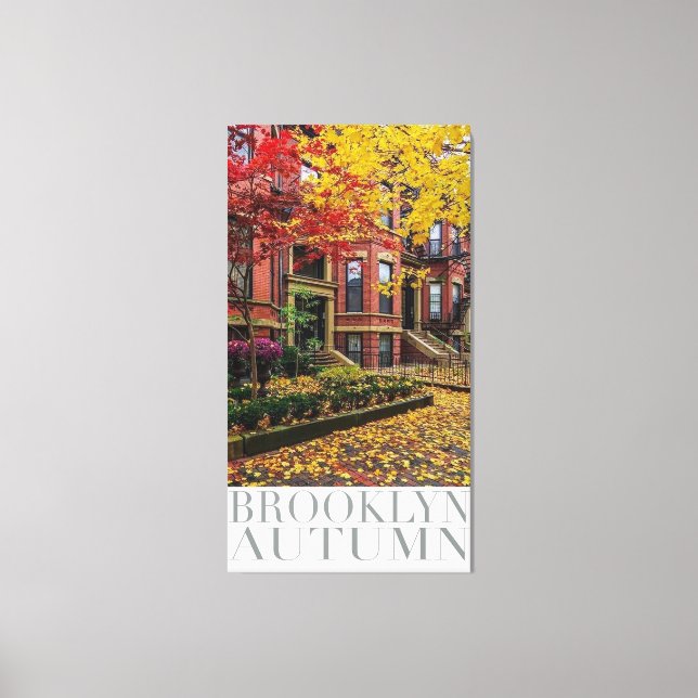 Brooklyn Herbst Leinwand Druck (Vorderseite)