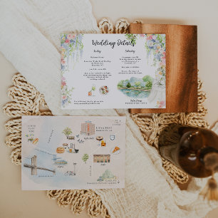 Brooklyn-Hochzeitswochenende-Karte   NYC-Reiseplan