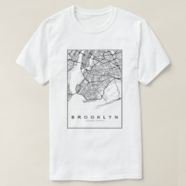Brooklyn Illustration Map T-Shirt