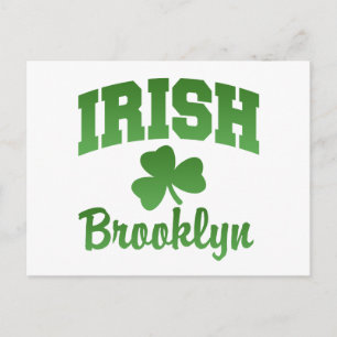 Brooklyn Irish Postcard Postkarte