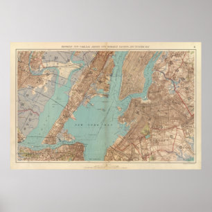 Brooklyn, Jersey City, and Hoboken Poster