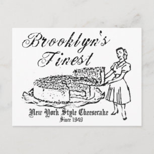 BROOKLYN KÄSEKUCHEN POSTKARTE