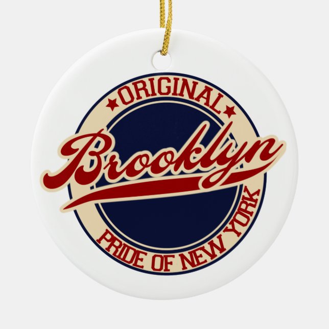 Brooklyn Keramikornament (Vorne)